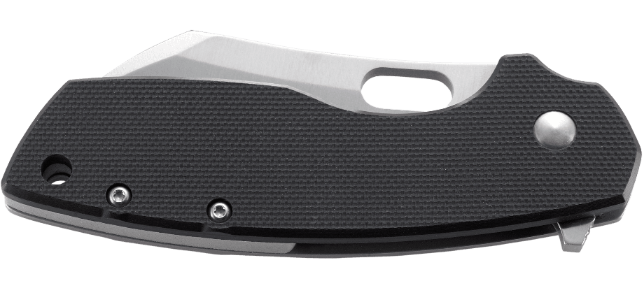 Nóż CRKT Pilar Large Black 5315G To co wyróżnia nóż Pilar na tle innych modeli to mieszanka minimalizmu i maksymalnej użyteczności. Dyskretny w przenoszeniu, lekki, starannie wykonany i wygodny w użyciu, to tylko część z zalet noża Pilar. Cechy: Czarne oksydowane wykończenie zapewnia odporność na korozję Flipper umożliwia szybkie rozłożenie ostrza Rękojeść G10 zapewnia wyjątkową - LifeGun.pl Nóż CRKT Pilar Large Black 5315G-5