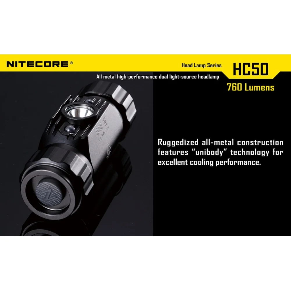 Latarka czołowa Nitecore HC50 760 Lumenów 14 Latarka czołowa Nitecore HC50 760 Lumenów