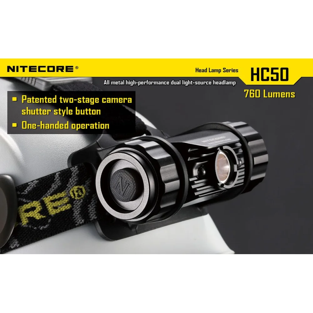 Latarka czołowa Nitecore HC50 760 Lumenów 16 Latarka czołowa Nitecore HC50 760 Lumenów