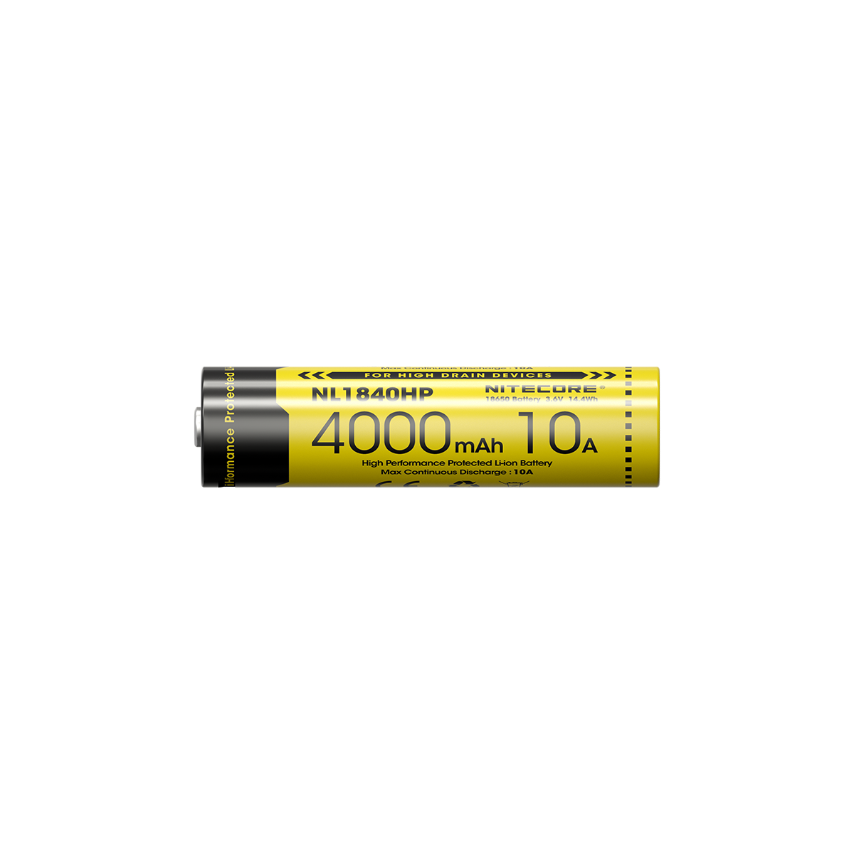 Akumulator litowo-jonowy Nitecore NL1840HP 18650 to wyjątkowe źródło zasilania o imponującej pojemności 4000 mAh. NL1840HP charakteryzuje się wysokim prądem rozładowania wynoszącym 10 A, dzięki czemu idealnie nadaje się do urządzeń o dużym poborze mocy.Akumulator ten jest wyposażony we wbudowaną inteligentną płytkę drukowaną, która zapewnia niezawodną ochronę przed przeładowaniem, nadmiernym rozładowaniem i zwarciem.Uwagę zwraca specjalnie zaprojektowany obwód zasilający, - LifeGun.pl Akumulator LI-ION NITECORE 18650 4000mAh NL1840HP-3