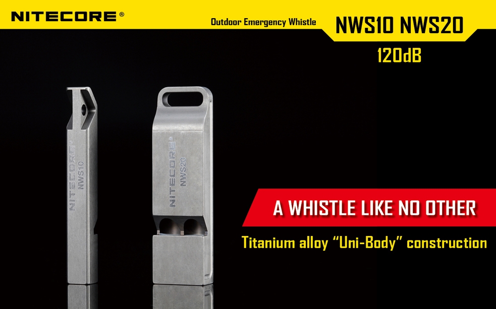 Waga (g): 12 - LifeGun.pl Gwizdek bezpieczeństwa Nitecore NWS20 120dB-4