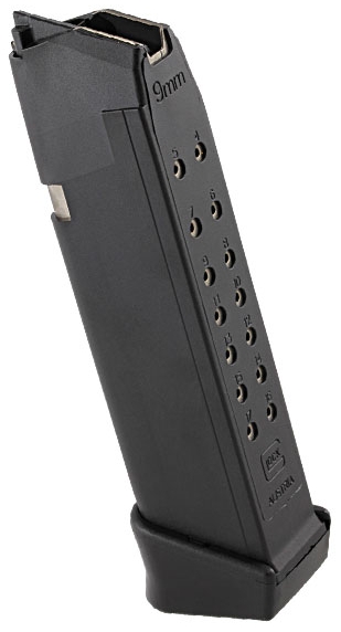 Pojemność magazynka (standard): 19 - LifeGun.pl Magazynek do Glocka 17 9mm x 19PARA 19-nabojowy (1105)-1