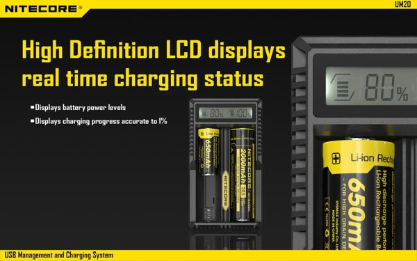 Ładowarka NItecore i manager USB UM20-6