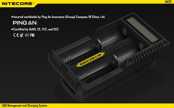 Ładowarka NItecore i manager USB UM20-15
