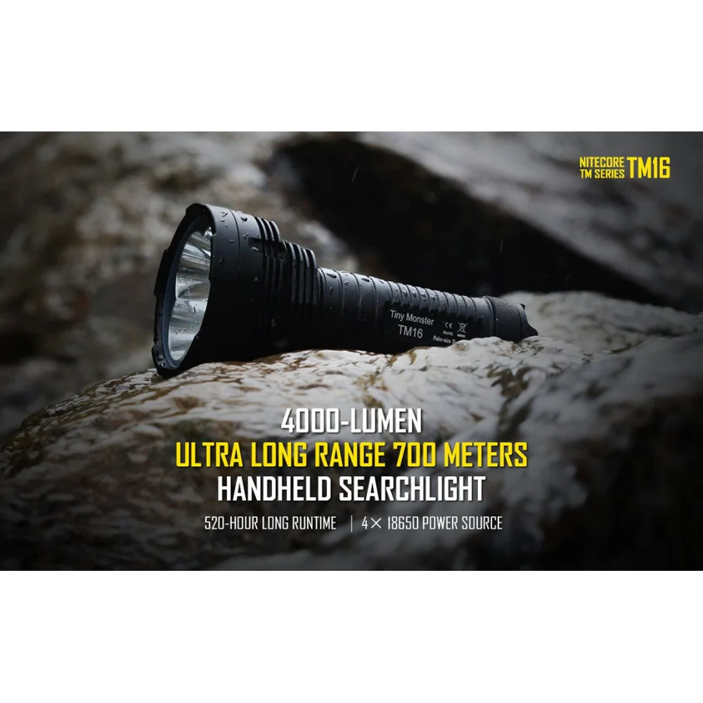 Latarke Nitecore LED TinyMonster TM16 4000 lumenów 4 Latarke Nitecore LED TinyMonster TM16 4000 lumenów