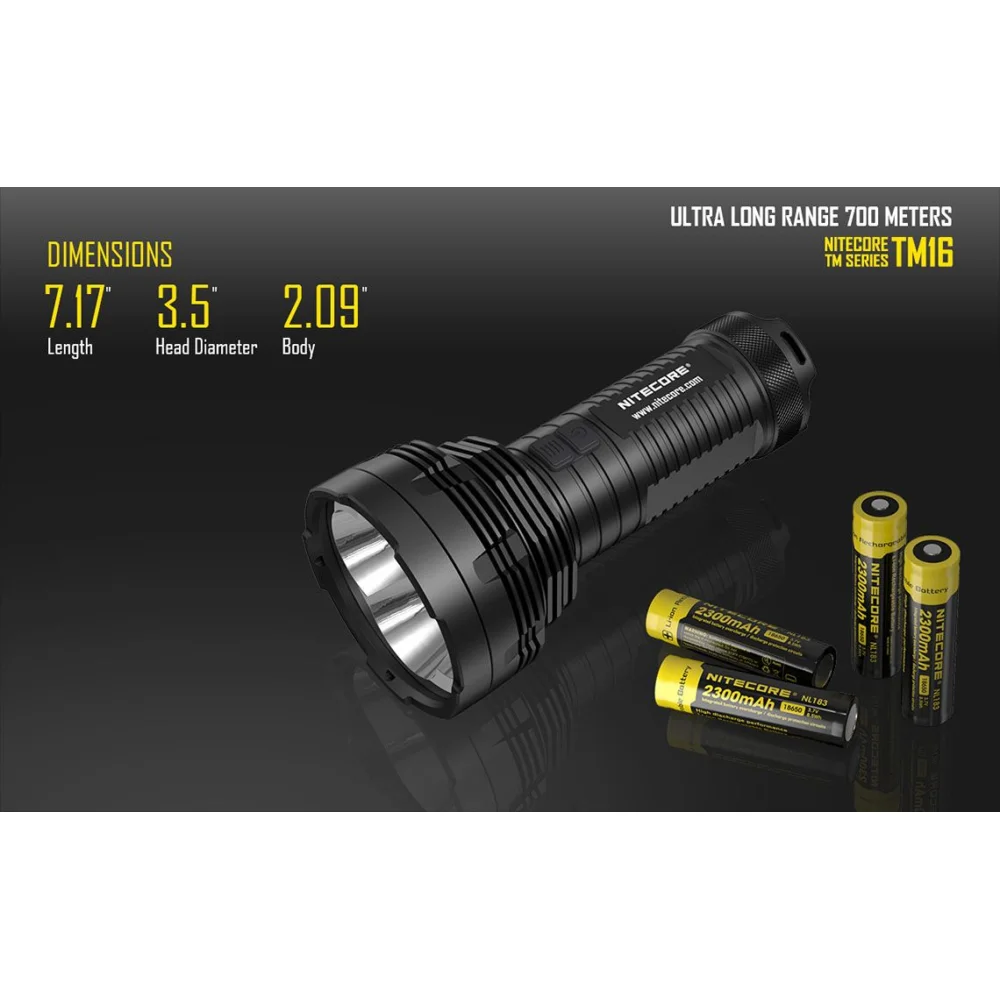 Latarke Nitecore LED TinyMonster TM16 4000 lumenów 16 Latarke Nitecore LED TinyMonster TM16 4000 lumenów