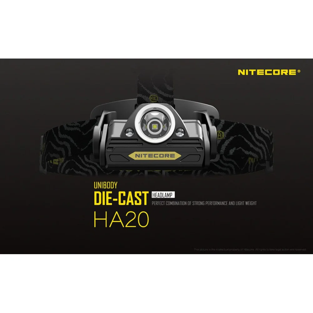 Czołówka LED Nitecore HA20 300 lumenów 5 Czołówka LED Nitecore HA20 300 lumenów