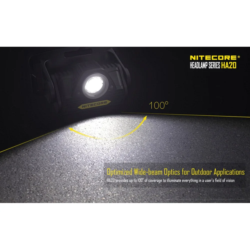Czołówka LED Nitecore HA20 300 lumenów 16 Czołówka LED Nitecore HA20 300 lumenów