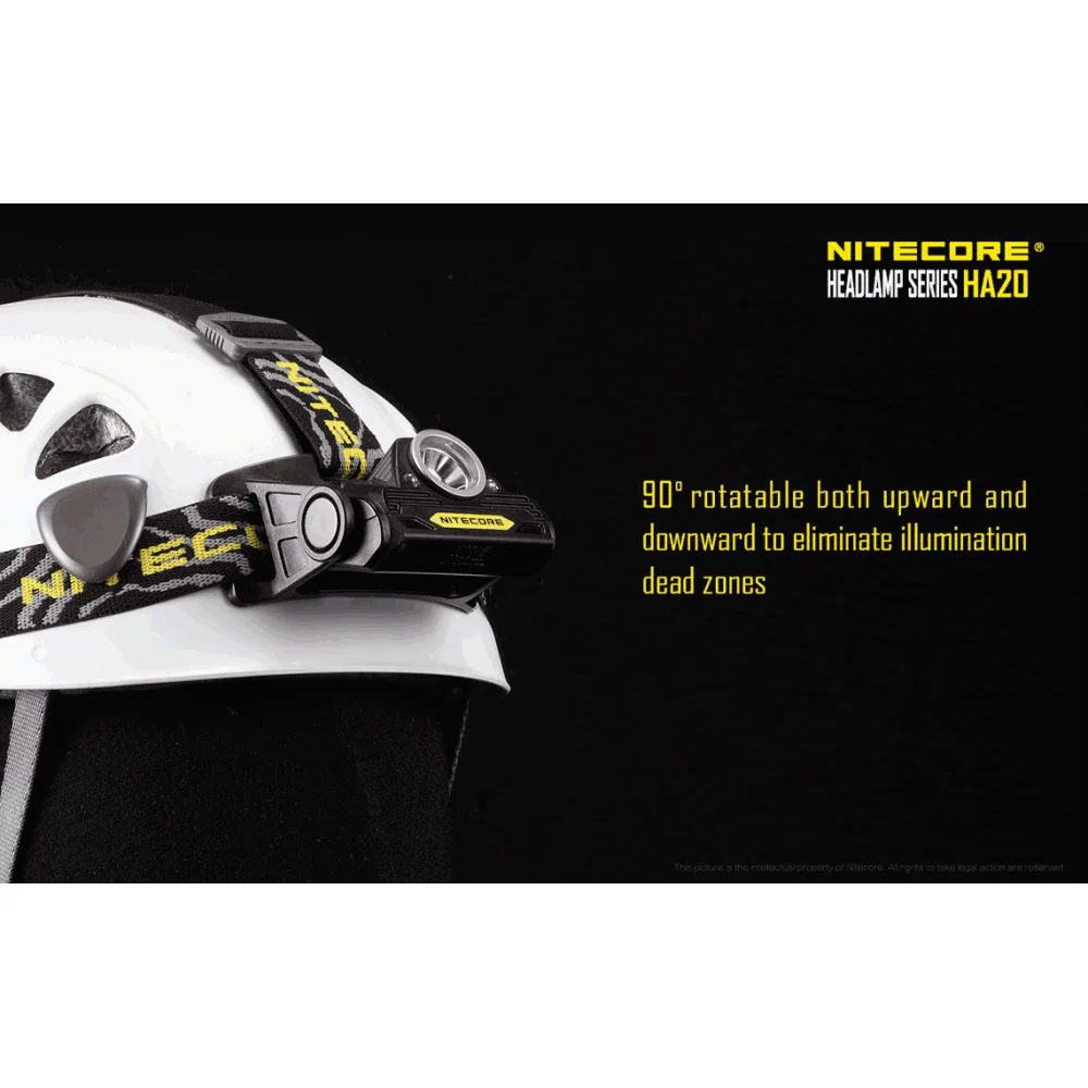 Czołówka LED Nitecore HA20 300 lumenów 17 Czołówka LED Nitecore HA20 300 lumenów