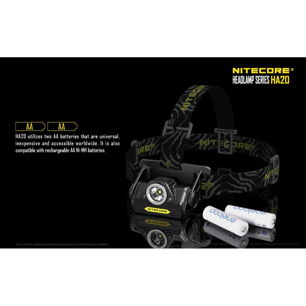 Czołówka LED Nitecore HA20 300 lumenów 21 Czołówka LED Nitecore HA20 300 lumenów