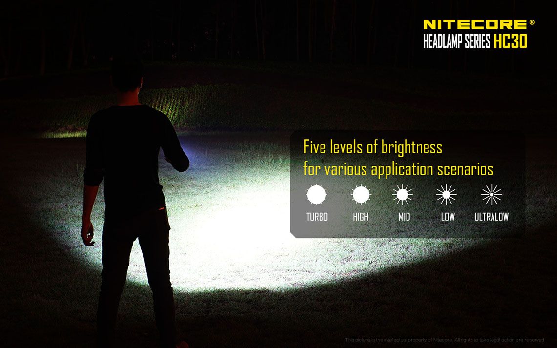 Światło S.O.S.: Tak | Maksymalny czas pracy (godz.): 330 | Zasięg wiązki światła (m): 162 | Waga bez baterii (g): 40.3 | Ładowarka w zestawie: Nie | Baterie w zestawie: Nie | Futerał: Nie | Wodoodporność: Tak | Baterie (kompatybilne): 1 x 18650 lub 2 x CR123 | Długość całkowita (mm): 98 | Średnica głowicy (mm): 24 | Źródło światła: Dioda LED CREE XM-L2 U2 | Światło stroboskopowe: tak | Moc światła (L): 330 - LifeGun.pl Czołówka Nitecore HC30 1000 Lumenów-20