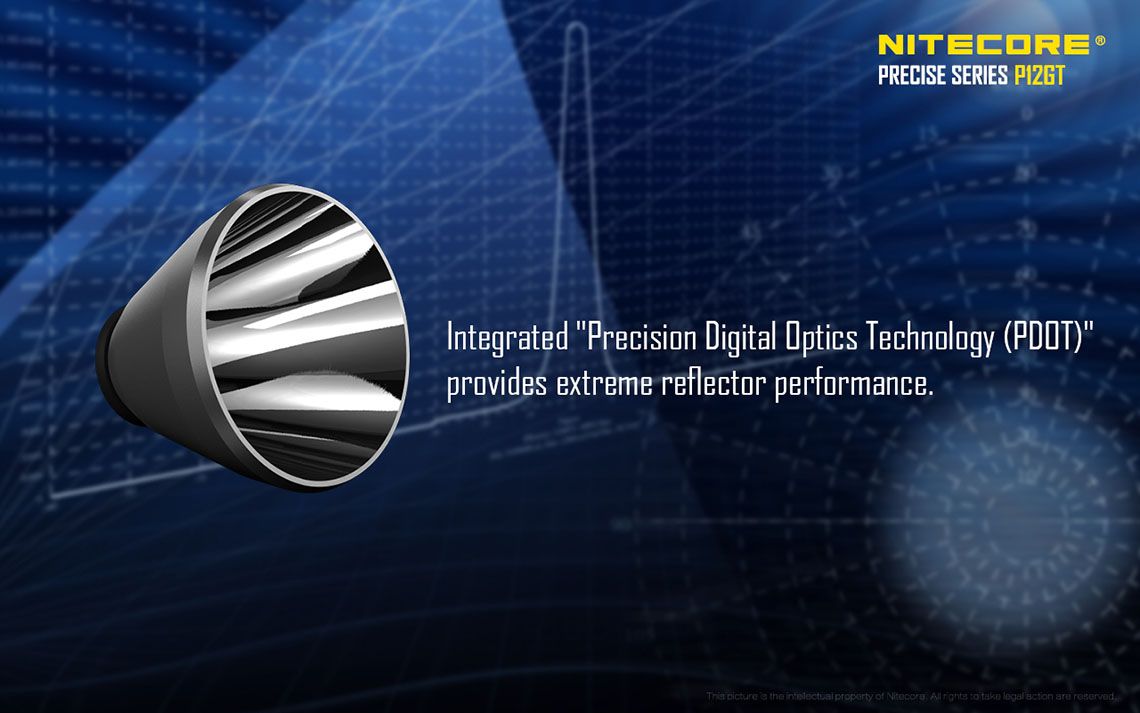Światło S.O.S.: Tak | Maksymalny czas pracy (godz.): 520 | Zasięg wiązki światła (m): 320 | Waga bez baterii (g): 91 | Ładowarka w zestawie: Nie | Baterie w zestawie: Nie | Futerał: Tak | Wodoodporność: Tak | Kolor: Czarny | Baterie (kompatybilne): 1 x 18650 lub 2 x CR123 | Światło stroboskopowe: tak | Moc światła (L): 1000 - LifeGun.pl Latarka LED Nitecore P12GT 1000 lumenów-9