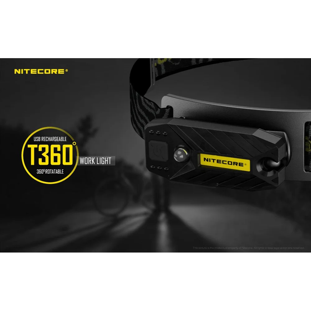 Czołówka LED Nitecore T360 45 Lumenów 5 Czołówka LED Nitecore T360 45 Lumenów