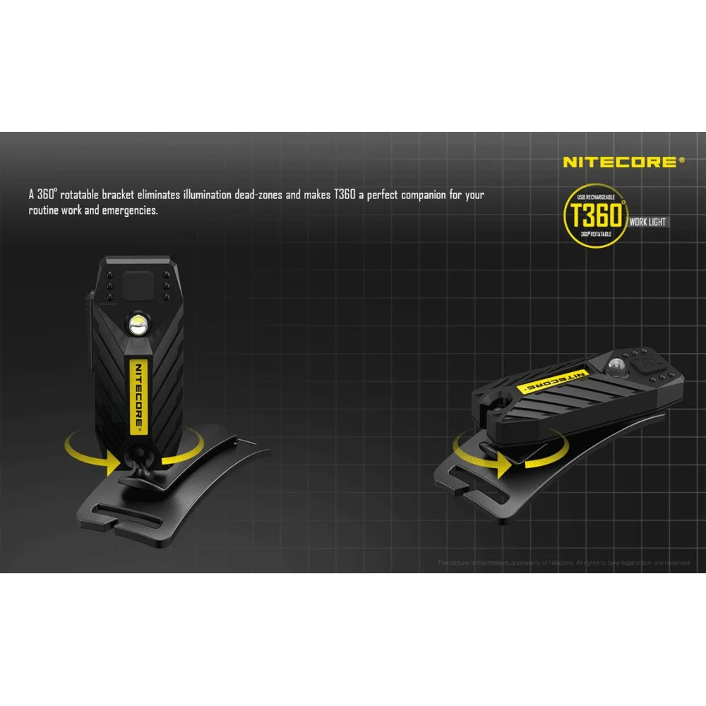 Czołówka LED Nitecore T360 45 Lumenów 7 Czołówka LED Nitecore T360 45 Lumenów
