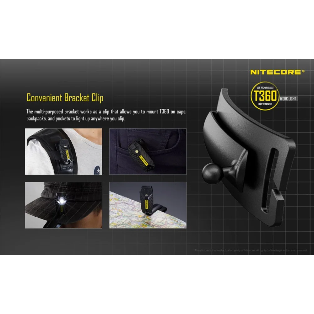 Czołówka LED Nitecore T360 45 Lumenów 8 Czołówka LED Nitecore T360 45 Lumenów