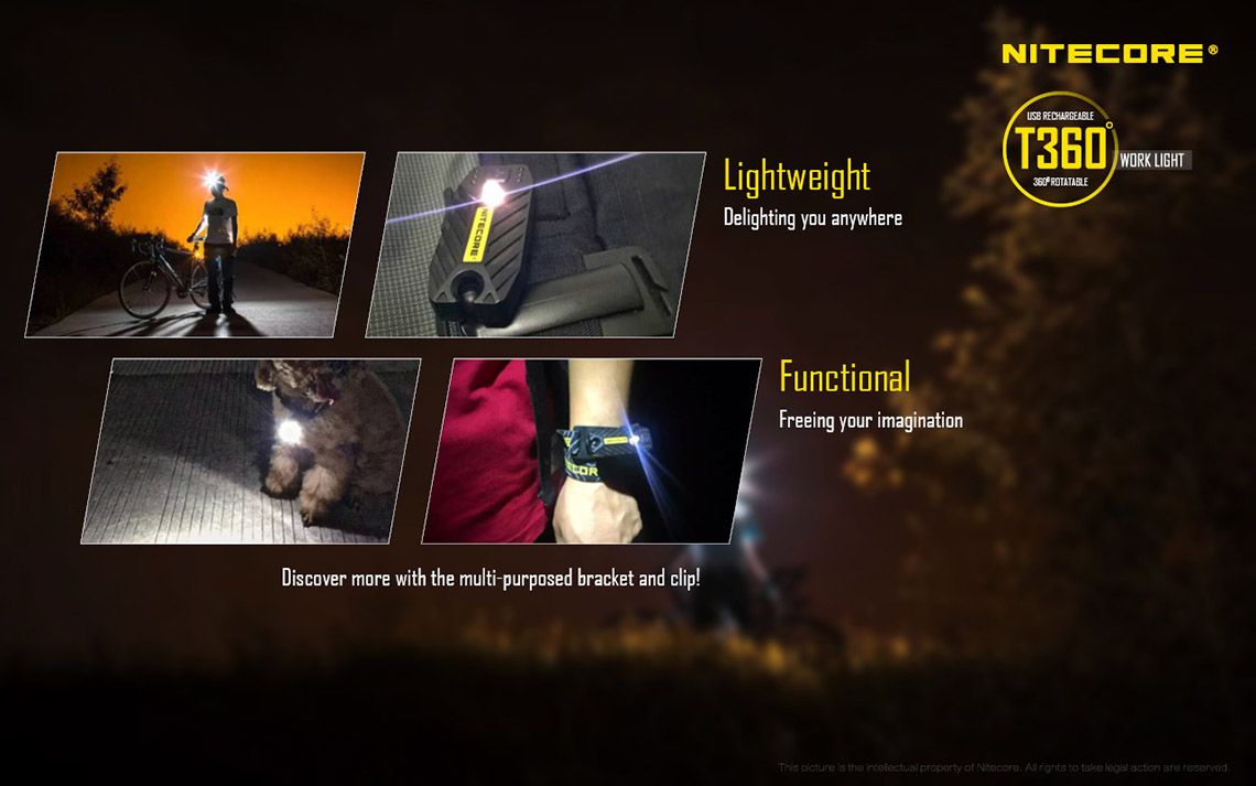 Maksymalny czas pracy (godz.): 21 | Zasięg wiązki światła (m): 30 | Ładowarka w zestawie: Nie | Baterie w zestawie: Tak | Wodoodporność: Tak | Baterie (kompatybilne): Akumulator Li-ion | Światło stroboskopowe: tak | Źródło światła: LED | Moc światła (L): 45 | Waga (g): 20.6 - LifeGun.pl Czołówka LED Nitecore T360 45 Lumenów-9