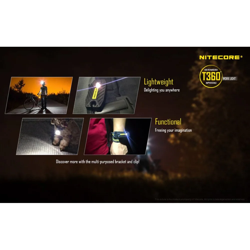 Czołówka LED Nitecore T360 45 Lumenów 9 Czołówka LED Nitecore T360 45 Lumenów