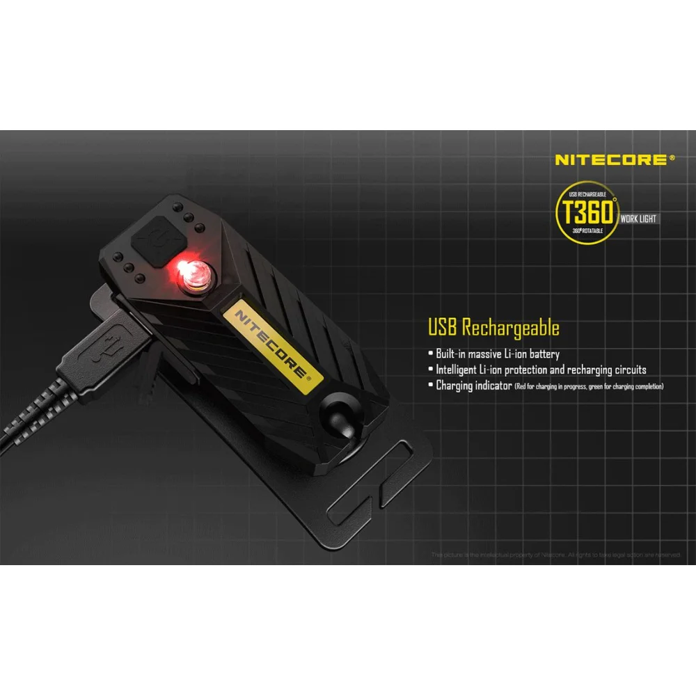 Czołówka LED Nitecore T360 45 Lumenów 13 Czołówka LED Nitecore T360 45 Lumenów