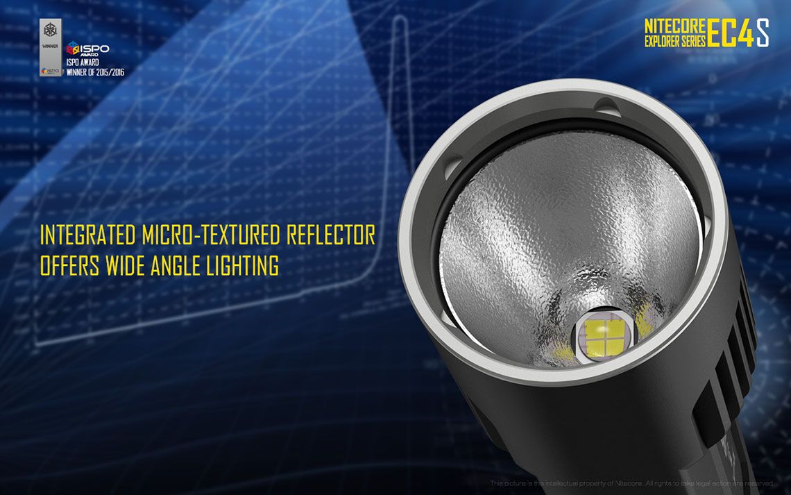 Światło S.O.S.: Tak | Maksymalny czas pracy (godz.): 325 | Zasięg wiązki światła (m): 280 | Waga bez baterii (g): 171 | Ładowarka w zestawie: Nie | Baterie w zestawie: Nie | Futerał: Tak | Wodoodporność: Tak | Kolor: Czarny | Baterie (kompatybilne): 2x 18650 lub 4x CR123 | Światło stroboskopowe: tak | Moc światła (L): 2150 | Średnica głowicy (mm): 40 | Źródło światła: Dioda LED Cree XHP50 - LifeGun.pl Latarka LED Nitecore EC4S 2150 Lumenów-18