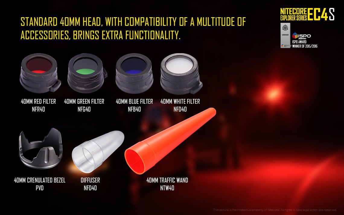 Światło S.O.S.: Tak | Maksymalny czas pracy (godz.): 325 | Zasięg wiązki światła (m): 280 | Waga bez baterii (g): 171 | Ładowarka w zestawie: Nie | Baterie w zestawie: Nie | Futerał: Tak | Wodoodporność: Tak | Kolor: Czarny | Baterie (kompatybilne): 2x 18650 lub 4x CR123 | Światło stroboskopowe: tak | Moc światła (L): 2150 | Średnica głowicy (mm): 40 | Źródło światła: Dioda LED Cree XHP50 - LifeGun.pl Latarka LED Nitecore EC4S 2150 Lumenów-24