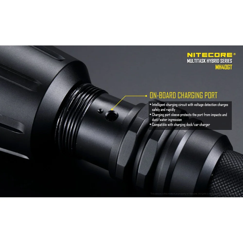 Latarka LED Nitecore MH40GT 1000 Lumenów 10 Latarka LED Nitecore MH40GT 1000 Lumenów