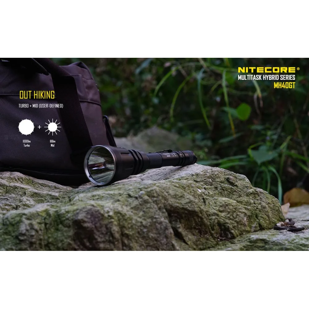 Latarka LED Nitecore MH40GT 1000 Lumenów 15 Latarka LED Nitecore MH40GT 1000 Lumenów