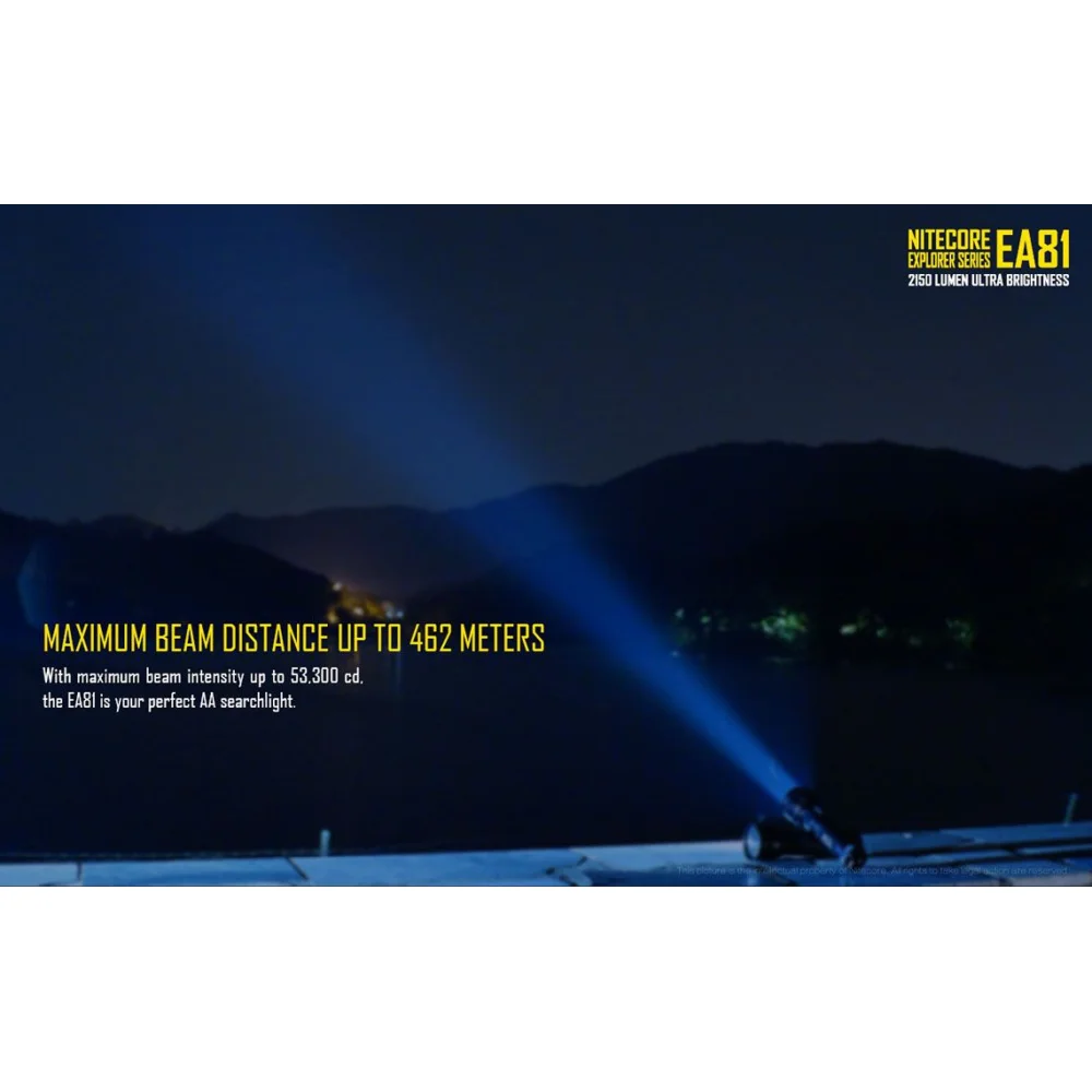 Latarka LED Nitecore EA81 2150 Lumenów 7 Latarka LED Nitecore EA81 2150 Lumenów