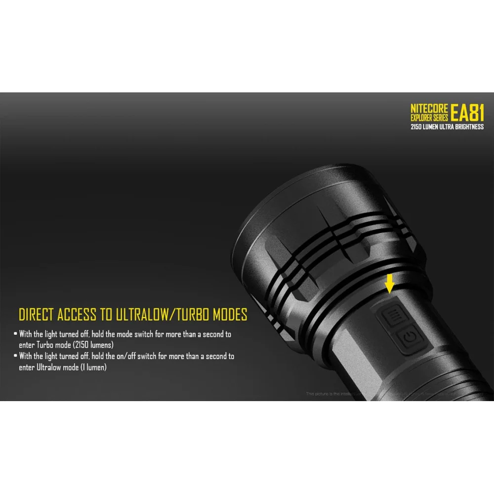 Latarka LED Nitecore EA81 2150 Lumenów 10 Latarka LED Nitecore EA81 2150 Lumenów