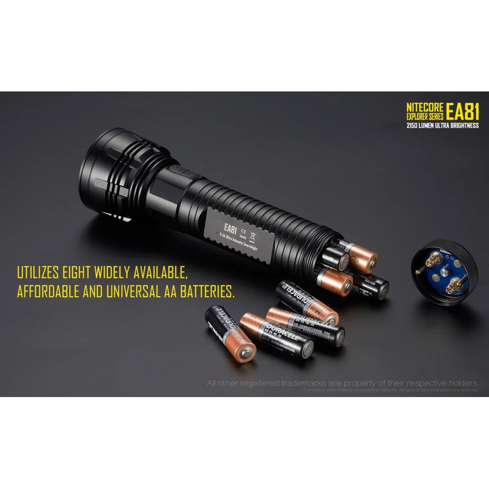 Latarka LED Nitecore EA81 2150 Lumenów 12 Latarka LED Nitecore EA81 2150 Lumenów