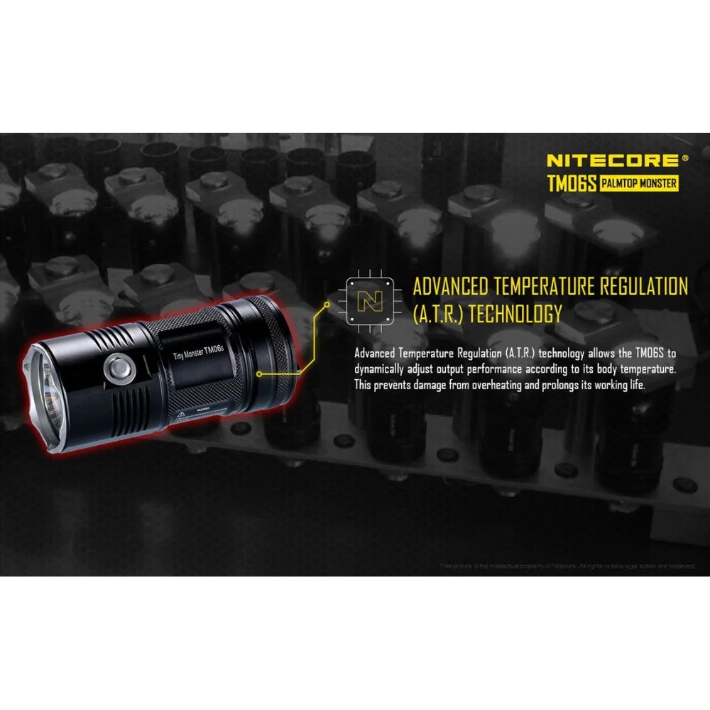 Latarka LED Nitecore TM06S 4000 Lumenów 11 Latarka LED Nitecore TM06S 4000 Lumenów