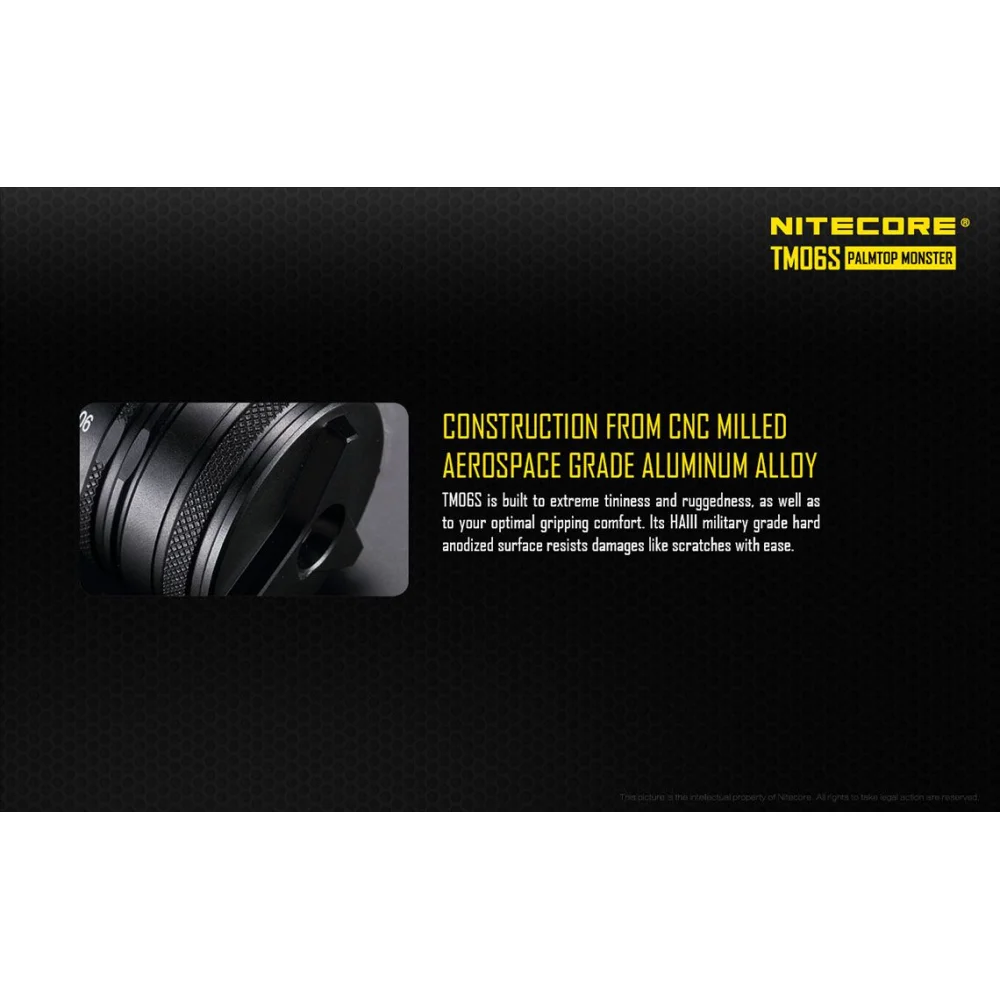 Latarka LED Nitecore TM06S 4000 Lumenów 13 Latarka LED Nitecore TM06S 4000 Lumenów