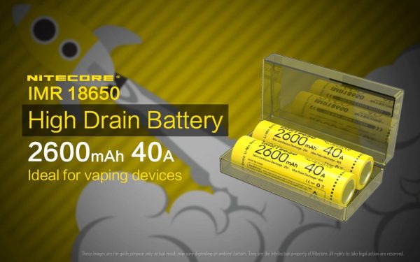 Akumulator Nitecore IMR 18650 2600mAh-2