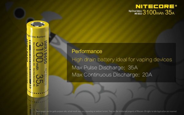 Akumulator Nitecore IMR 18650 3100 mAh-4