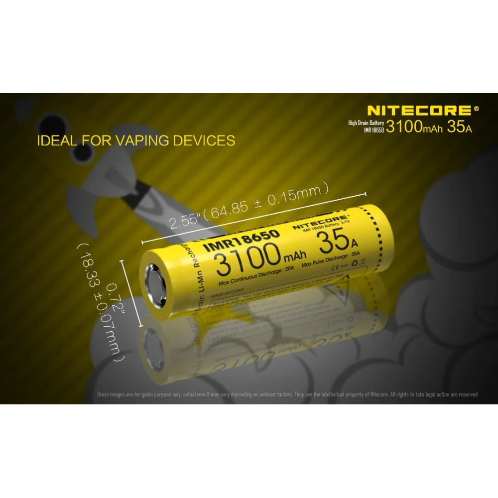 Akumulator Nitecore IMR 18650 3100 mAh 5 Akumulator Nitecore IMR 18650 3100 mAh