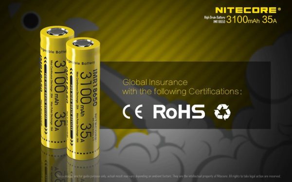 Akumulator Nitecore IMR 18650 3100 mAh-6