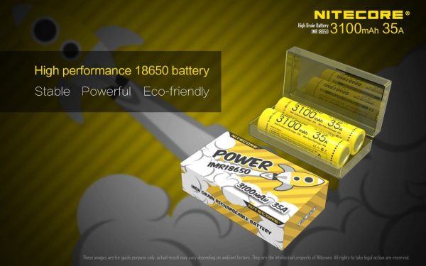 Akumulator Nitecore IMR 18650 3100 mAh-8