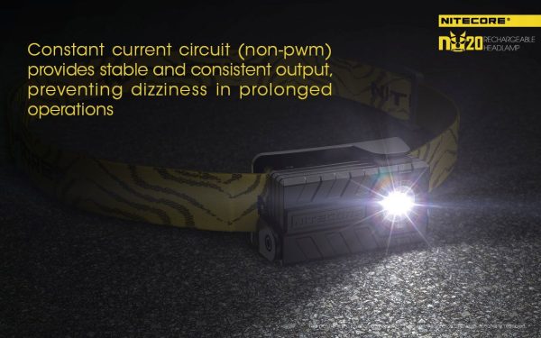 Czołówka Nitecore NU20 360 lumenów-15