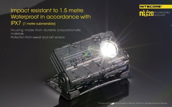 Czołówka Nitecore NU20 360 lumenów-20
