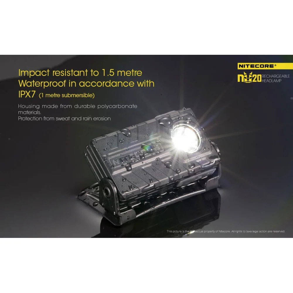 Czołówka Nitecore NU20 360 lumenów 20 Czołówka Nitecore NU20 360 lumenów