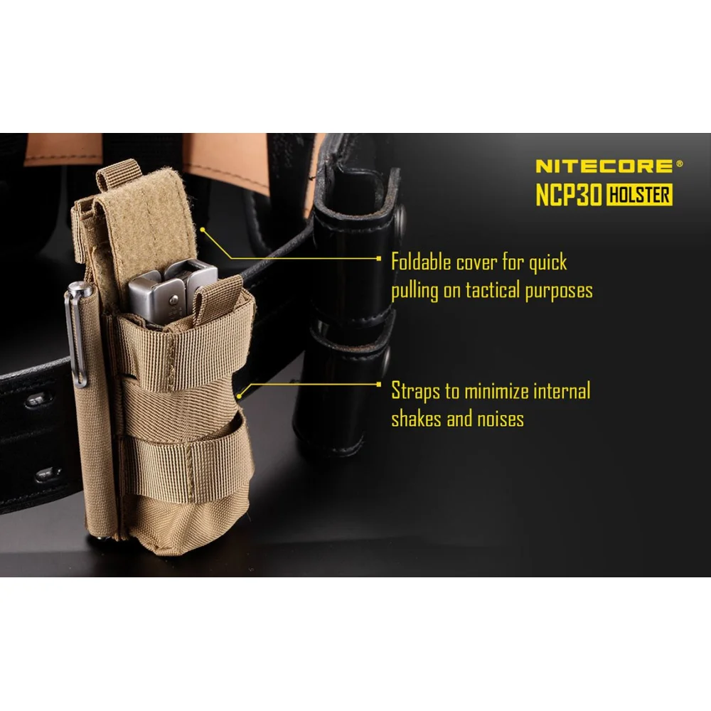 Kabura Nylonowa na Latarki P20, P20UV Nitecore NCP30 Czarna 7 Kabura Nylonowa na Latarki P20, P20UV Nitecore NCP30 Czarna