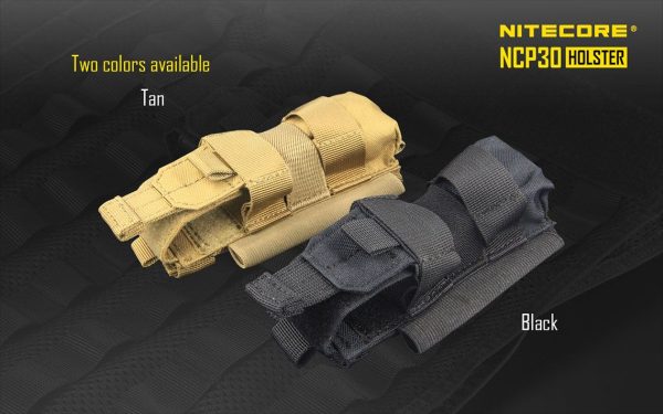 Kabura Nylonowa na Latarki P20, P20UV Nitecore NCP30 Czarna-9