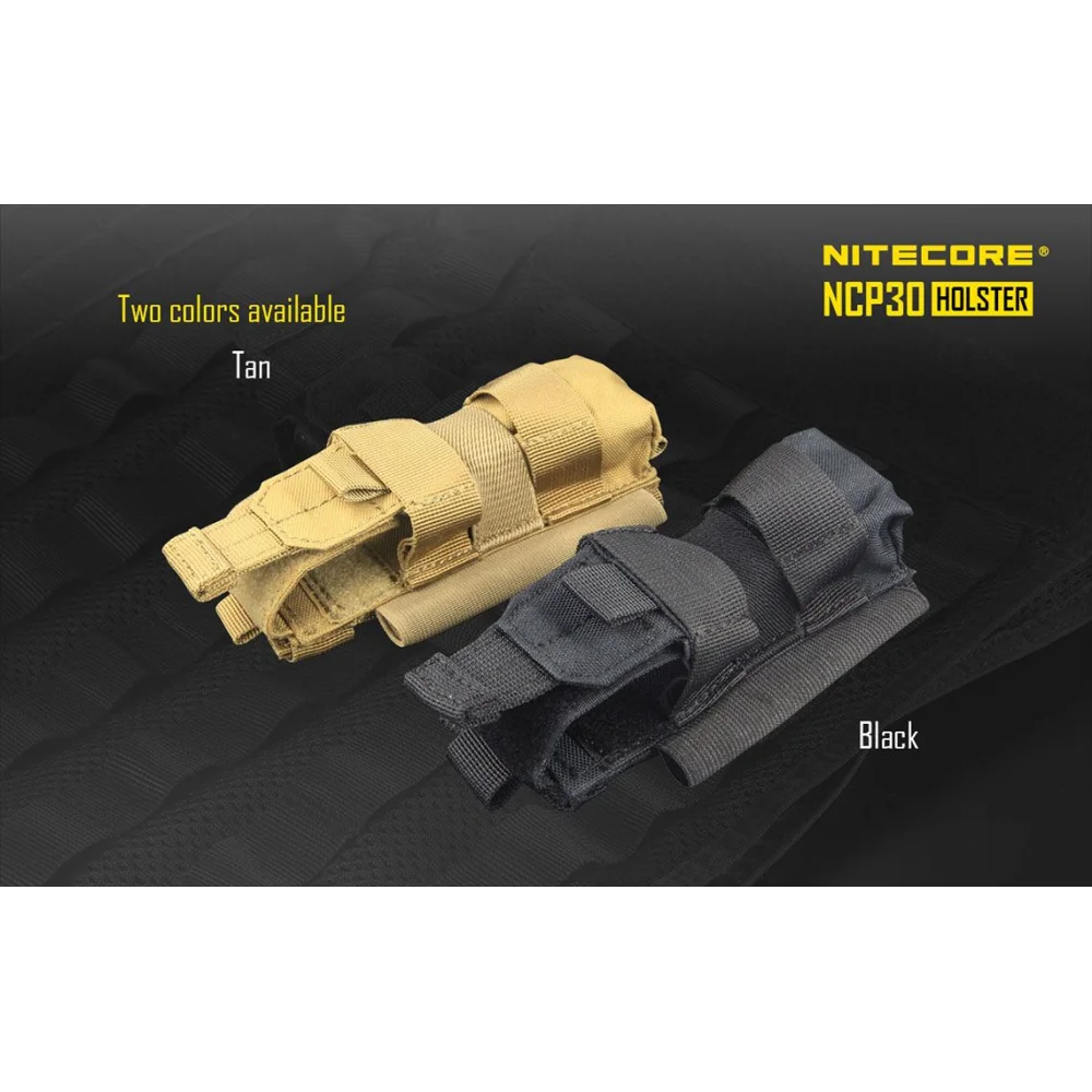 Kabura Nylonowa na Latarki P20, P20UV Nitecore NCP30 Czarna 9 Kabura Nylonowa na Latarki P20, P20UV Nitecore NCP30 Czarna