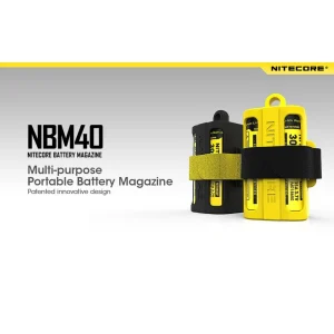 Pojemnik na Baterie Nitecore Żółty NBM40