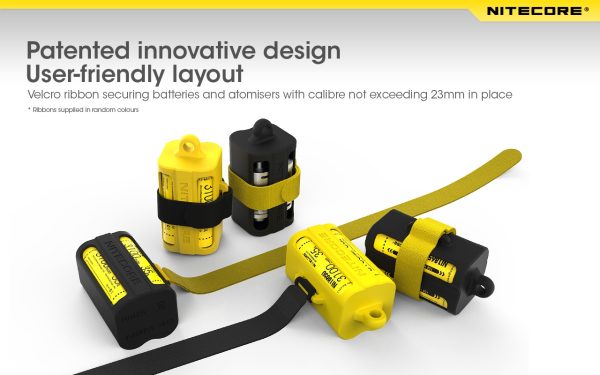 Pojemnik na Baterie Nitecore Żółty NBM40-4