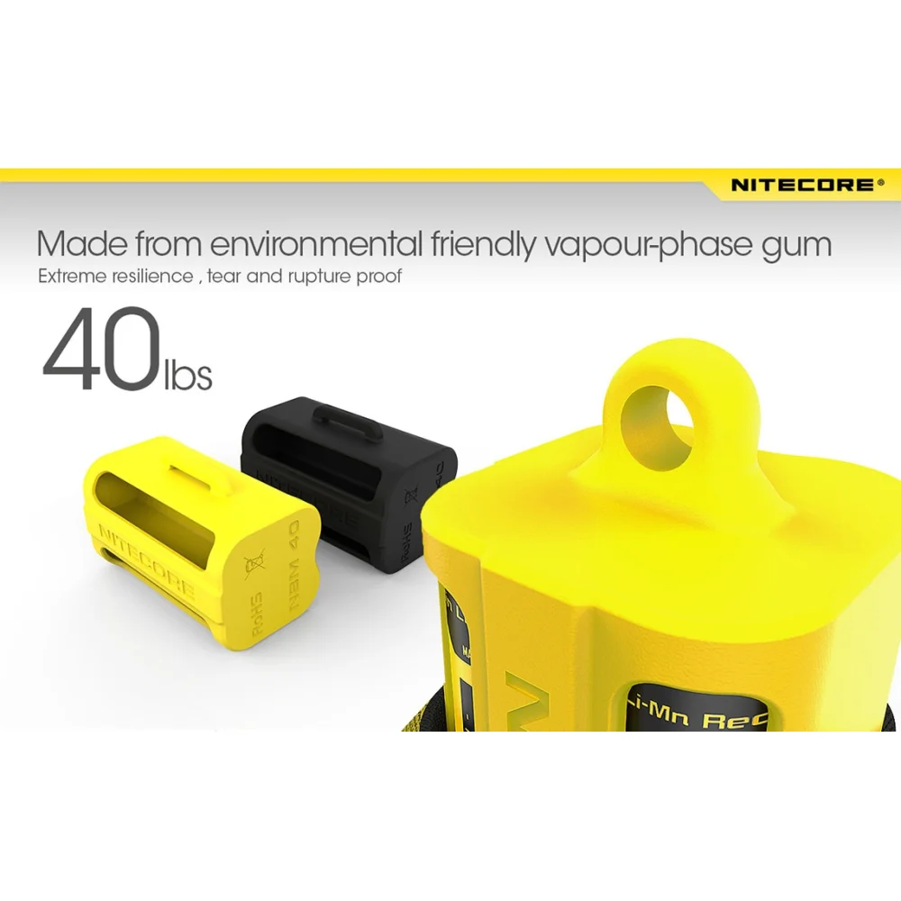 Pojemnik na Baterie Nitecore Żółty NBM40 6 Pojemnik na Baterie Nitecore Żółty NBM40