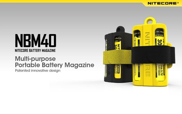 Pojemnik na Baterie Nitecore Czarny NBM40-2