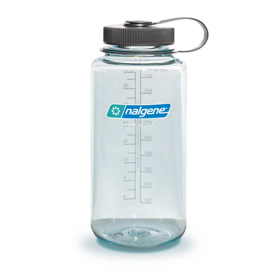 Nalgene - Butelka 32oz Wide Mouth - Otwór 63 mm - 1,1L - Jasnozielony-1