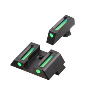 GunPany - Fiber Sights Combo do Glock - Długie - Zielona - SCIS-05-1