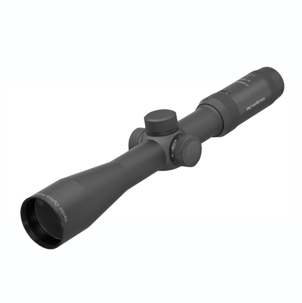 Luneta celownicza Forester 2-10x40 SFP Riflescope z regulowanym powiększeniem od firmy Vector Optics to wybór, który zadowoli strzelców poszukujących optyki o wysokiej jakości w przystępnej cenie. Nadaje się do strzelania na bliskich i średnich dystansach, oferując powiększenie od 2x do 10x oraz obiektyw o średnicy 40 mm. Dla wodoodporności, odporności na mgłę i wstrząsy została - LifeGun.pl Vector Optics - Luneta celownicza Forester 2-10x40 SFP Riflescope - Czarna - SCOM-02-1