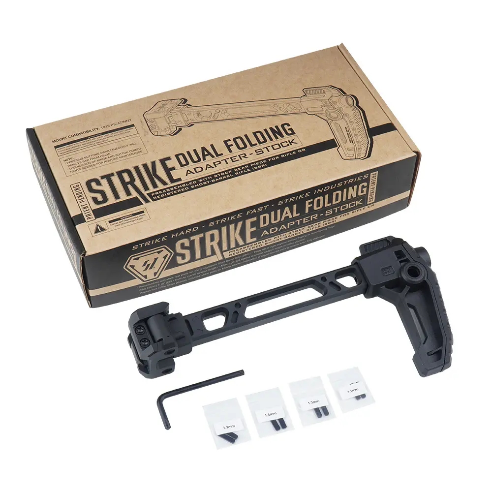 Strike Industries Kolba skladana Strike Dual Folder Stock QD Sling Czarna SI FSA DUAL STOCK 44321 7